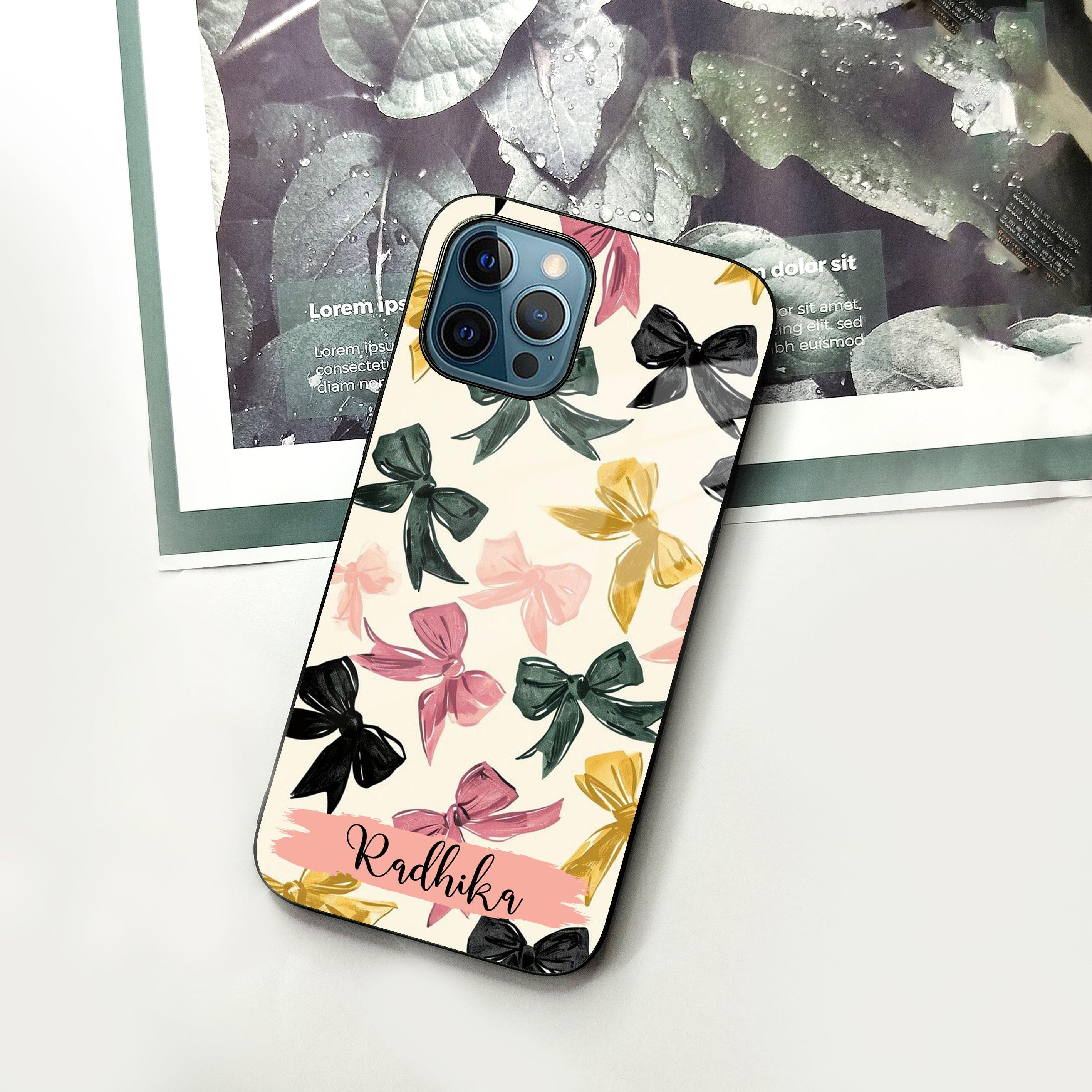 Bow Customize Glass Case Cover For iPhone - ShopOnCliQ
