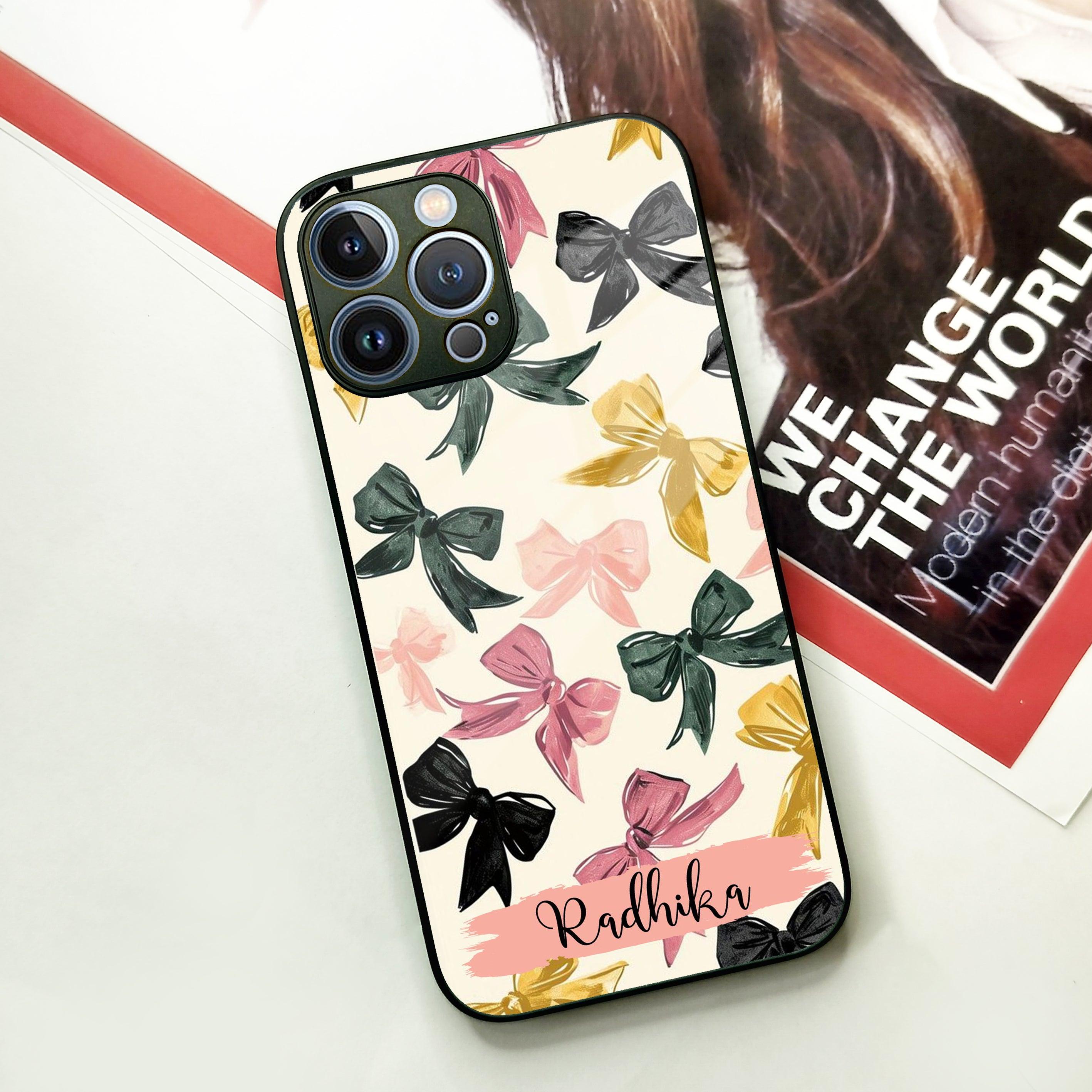 Bow Customize Glass Case Cover For iPhone - ShopOnCliQ
