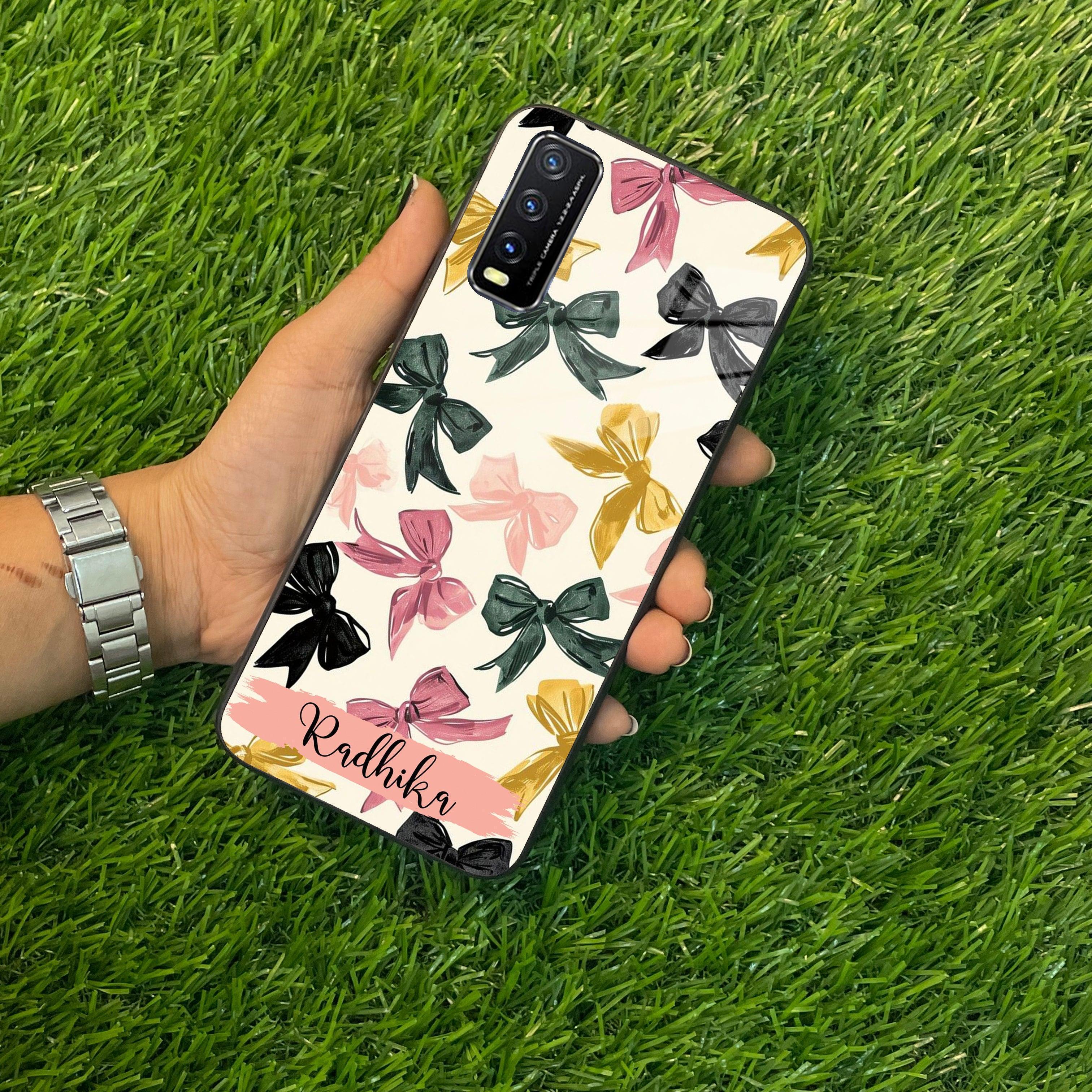 Bow Customize Glass Case Cover For Vivo - ShopOnCliQ