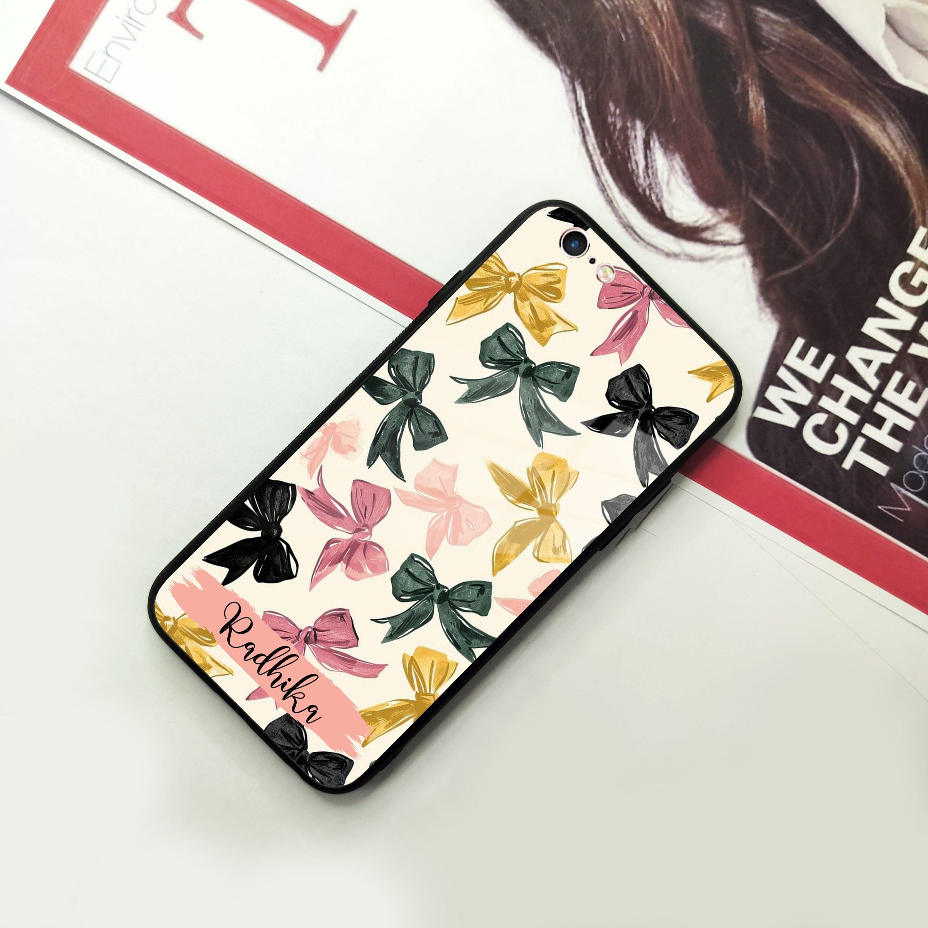 Bow Customize Glass Case Cover For iPhone - ShopOnCliQ
