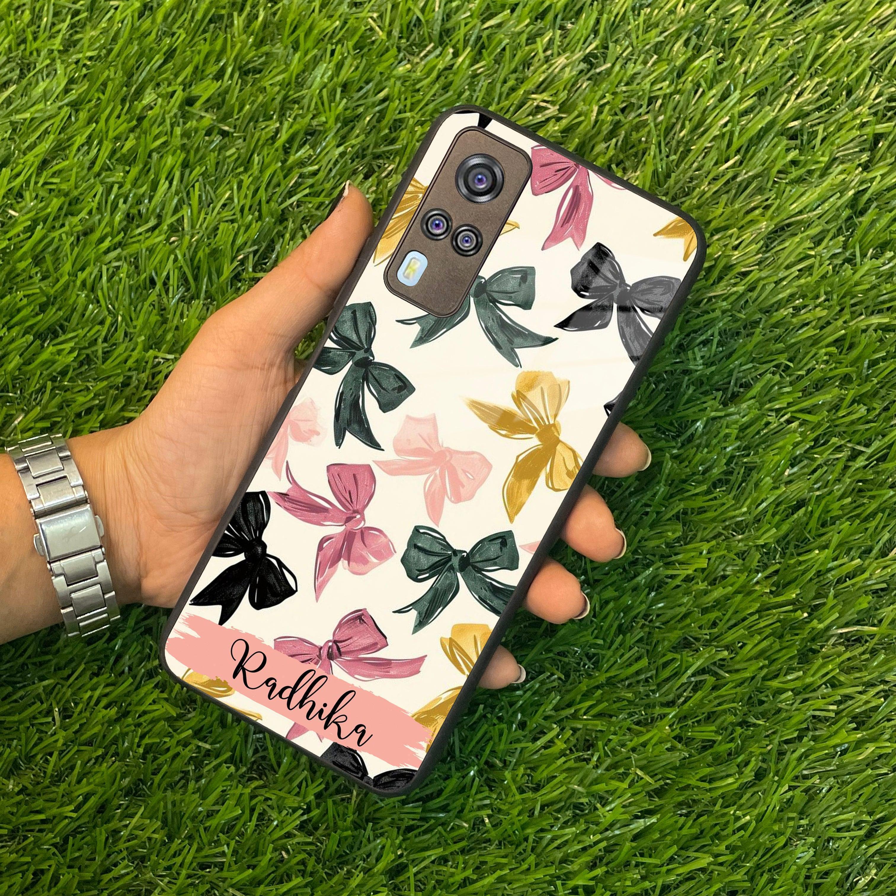 Bow Customize Glass Case Cover For Vivo - ShopOnCliQ