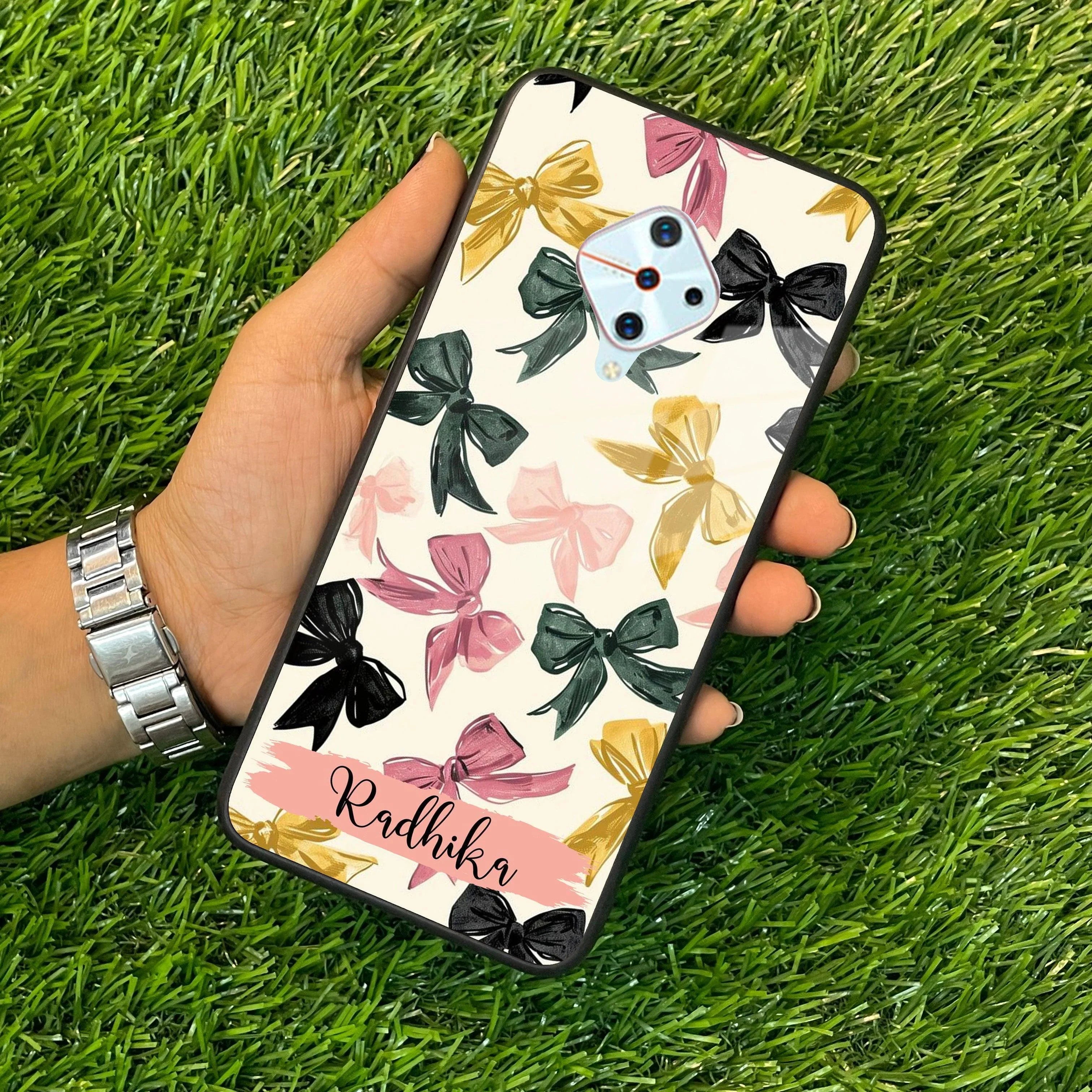 Bow Customize Glass Case Cover For Vivo - ShopOnCliQ