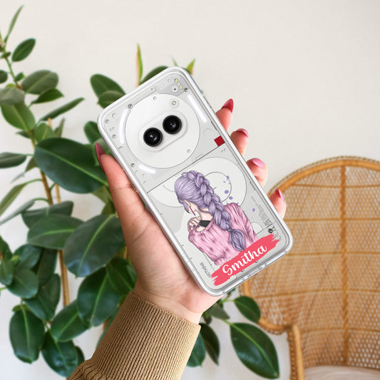 Braid Girl Customize Transparent Silicon Case For Nothing ShopOnCliQ