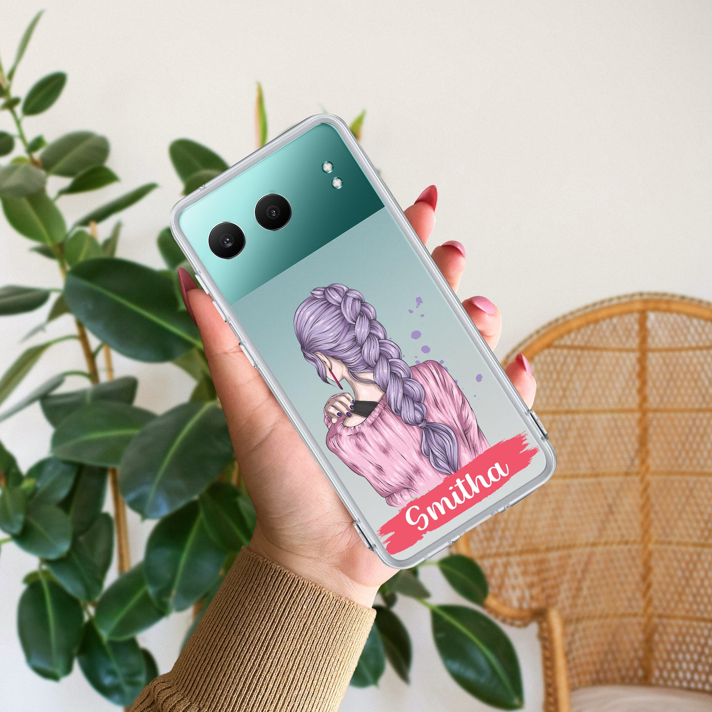 Braid Girl Customize Transparent Silicon Case For OnePlus ShopOnCliQ