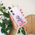 Braid Girl Customize Anti Yellow Case For Oppo F25 Pro 5G