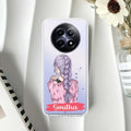 Braid Girl Customize Transparent Silicon Case For Realme 11 Pro+ 5G