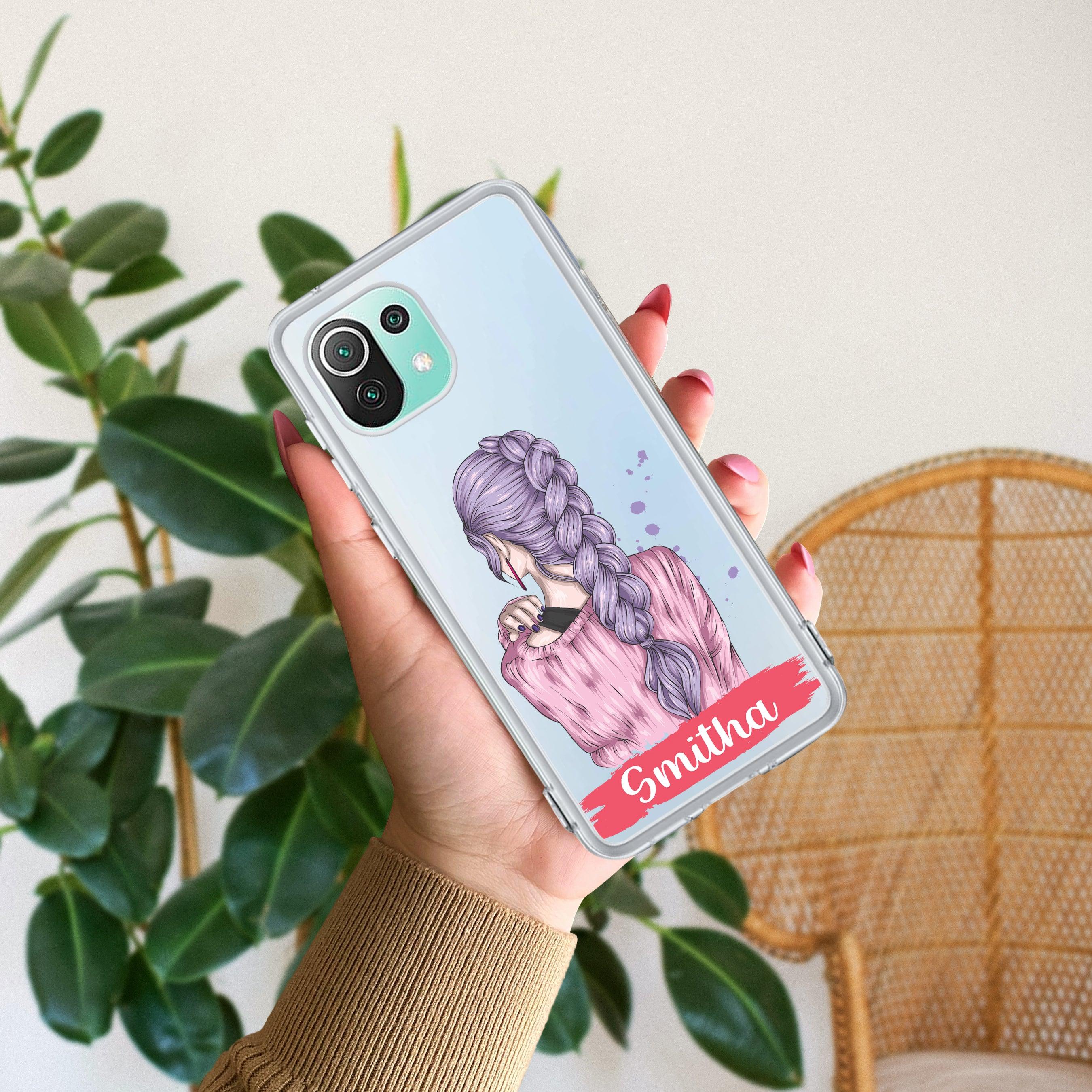 Braid Girl Customize Transparent Silicon Case For Redmi/Xiaomi - ShopOnCliQ