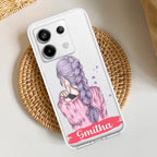 Braid Girl Customize Transparent Silicon Case For Redmi/Xiaomi - ShopOnCliQ