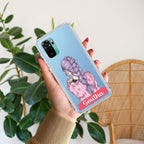Braid Girl Customize Transparent Silicon Case For Xiaomi 12 Pro 5G