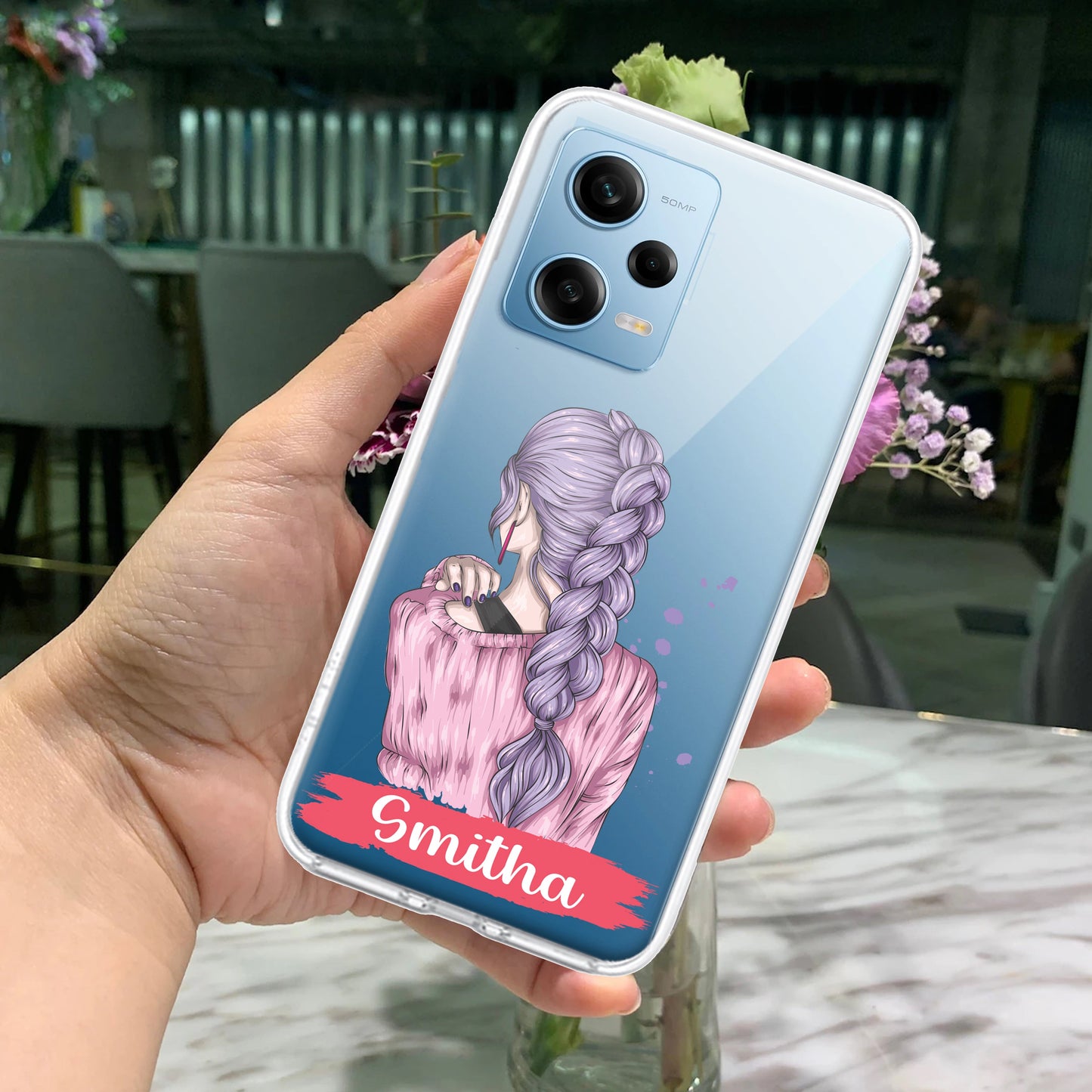 Braid Girl Customize Transparent Silicon Case For Redmi/Xiaomi ShopOnCliQ