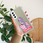 Braid Girl  Customize Anti Yellow Case For Samsung Galaxy S22 Plus 5G