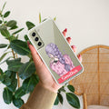 Braid Girl  Customize Transparent Silicon Case For Samsung Galaxy A70 / A70s