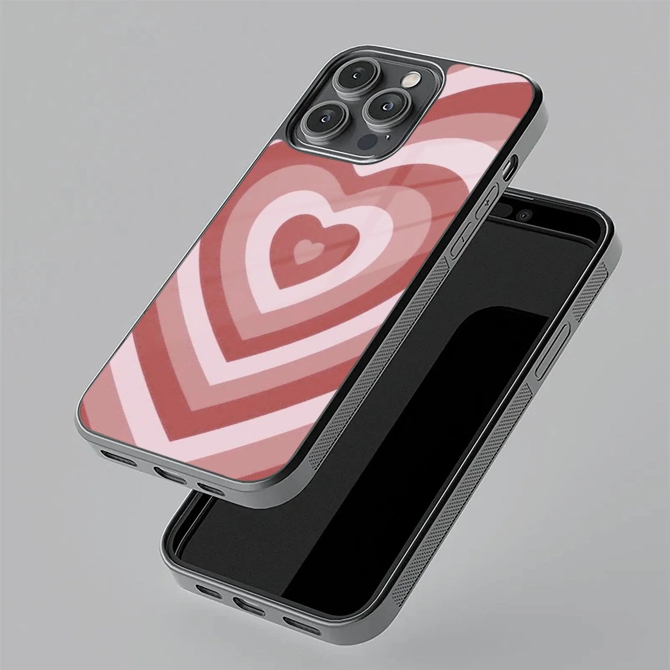 Latte Love Patter Glass Case Cover - Brown Redmi/Xiaomi - ShopOnCliQ