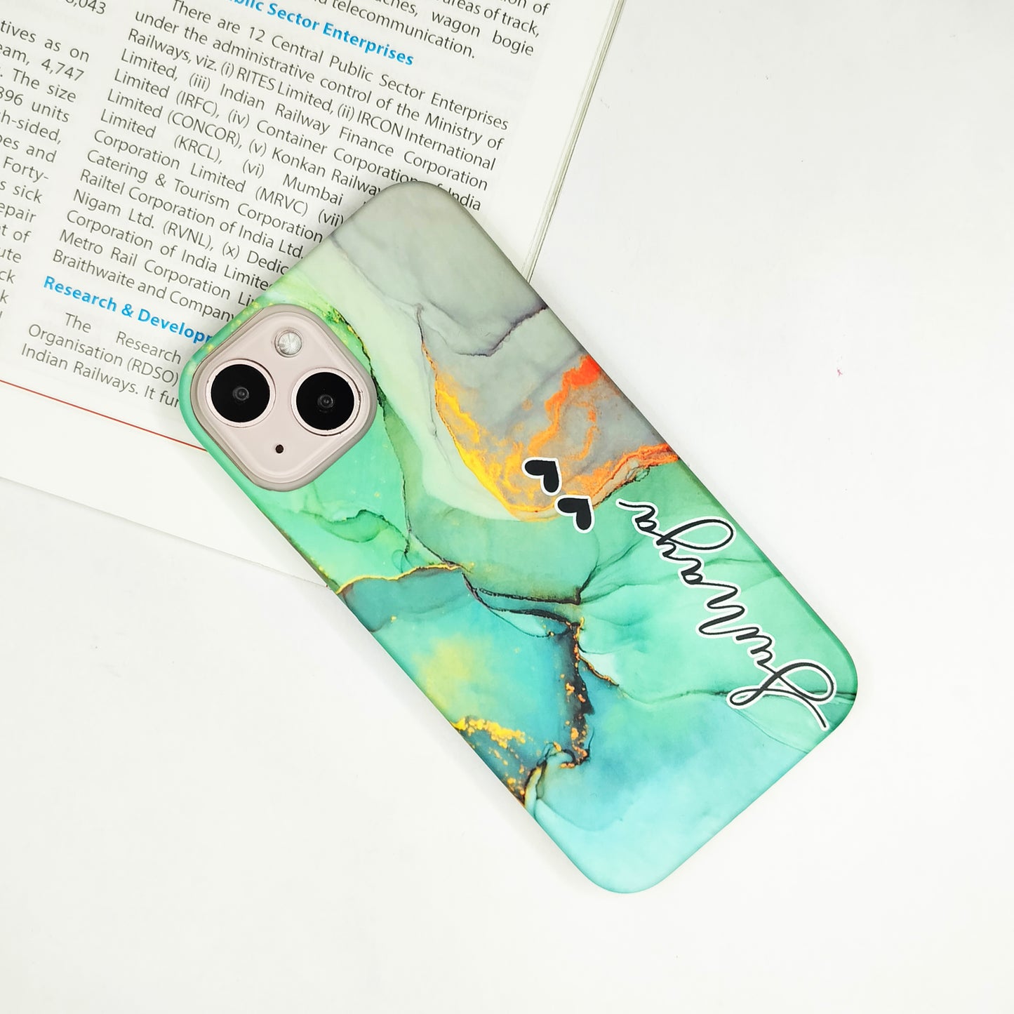 Marble Magic Print Slim Phone Case Cover