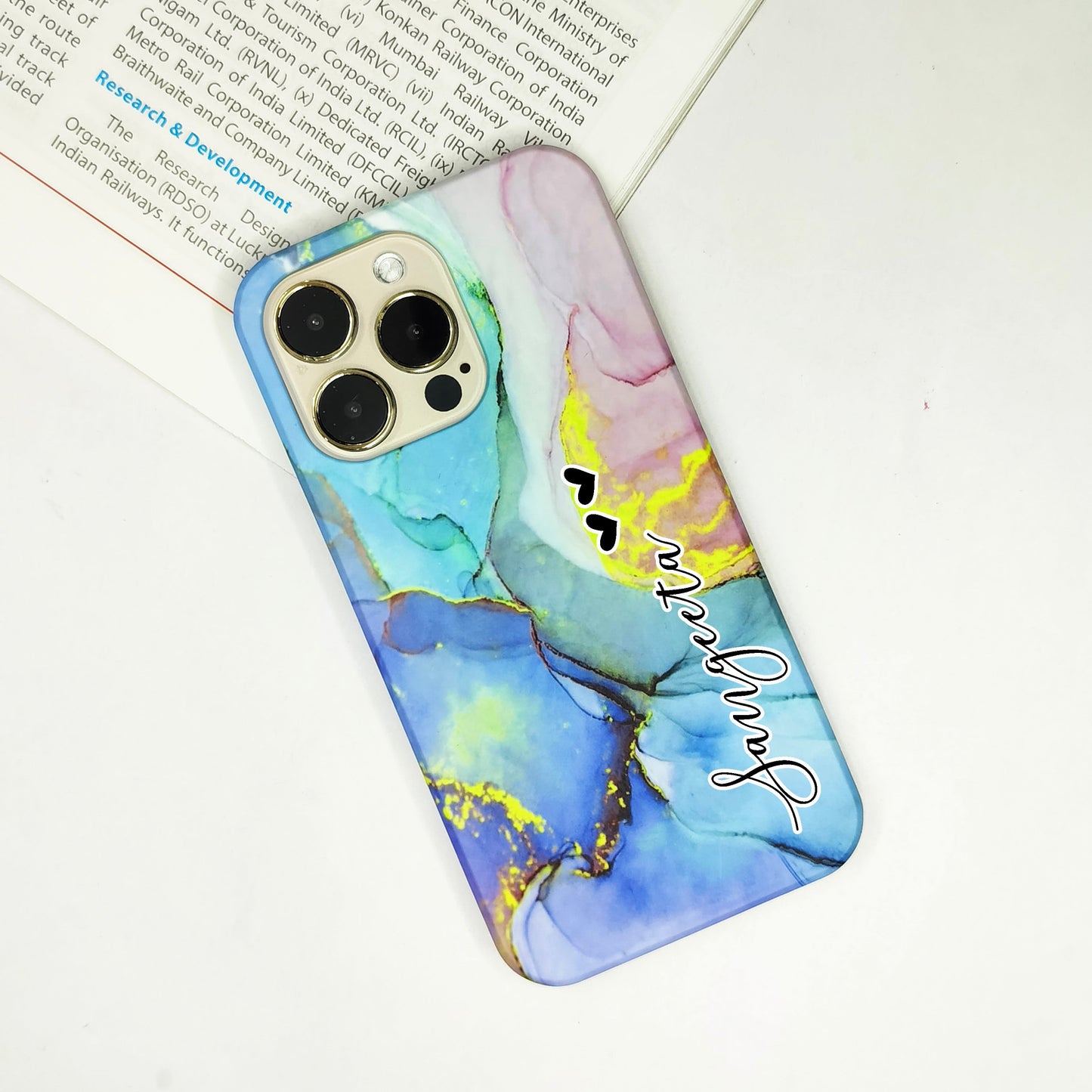 Marble Magic Print Slim Phone Case Cover For iPhone