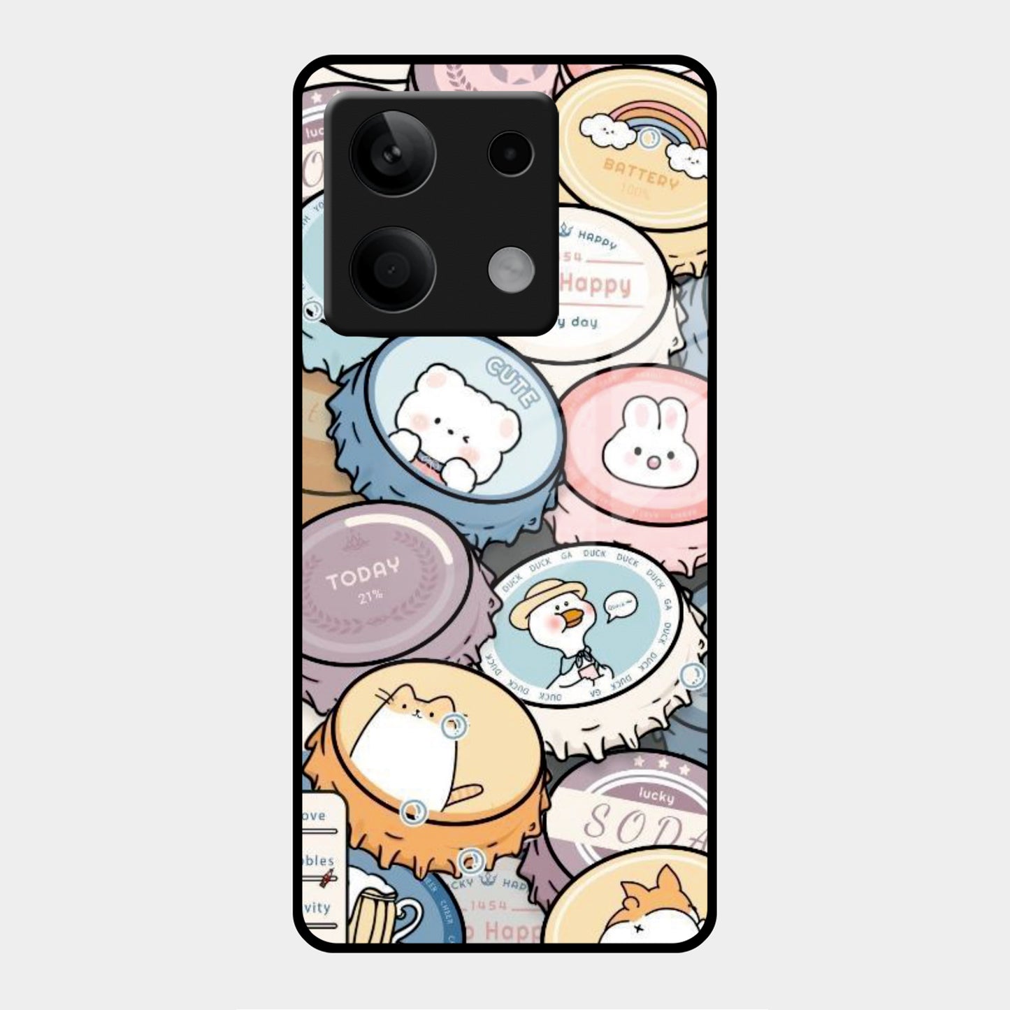 Bunny Buddies Glass Case Cover For Poco ShopOnCliQ