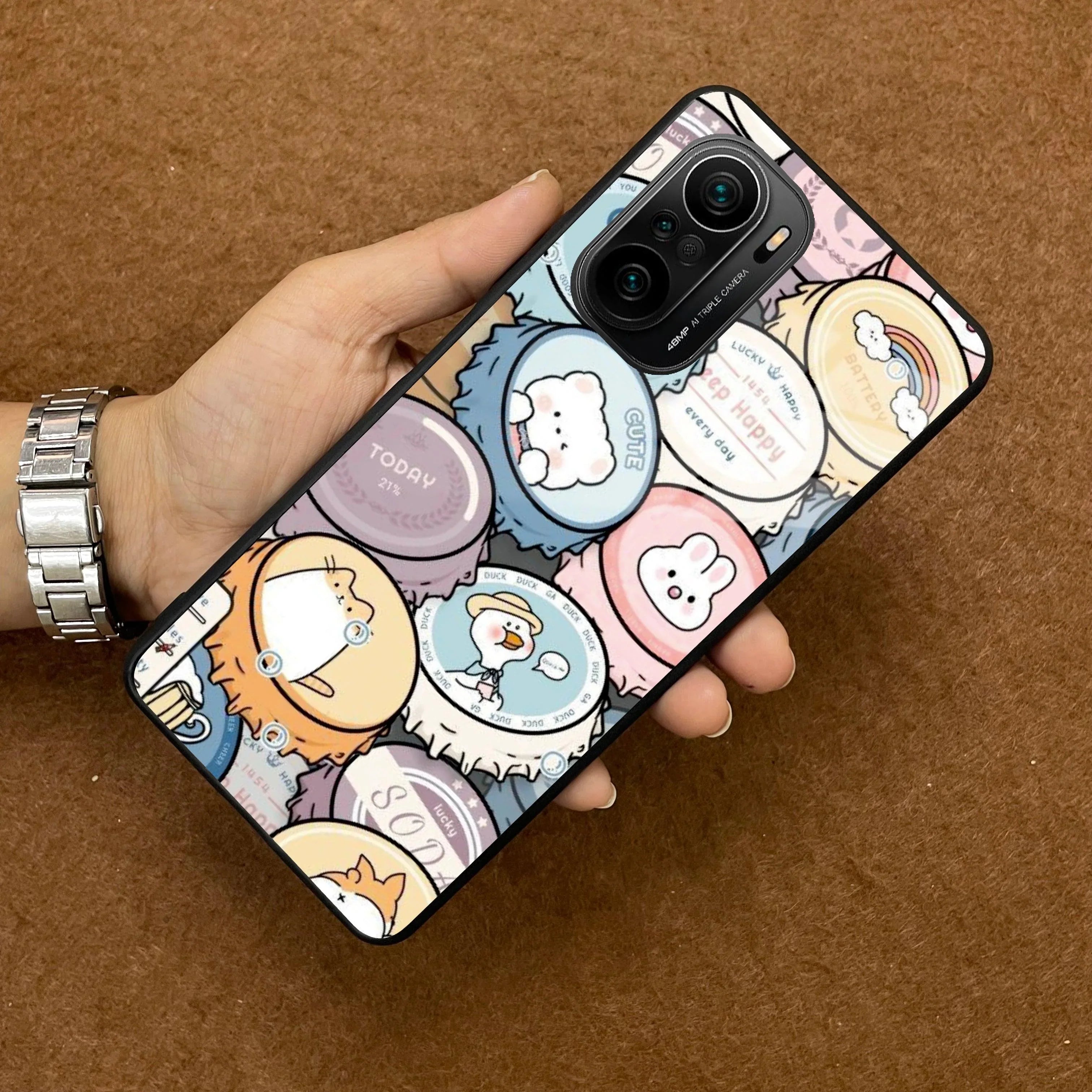 Bunny Buddies Glass Case Cover For Redmi/Xiaomi - ShopOnCliQ