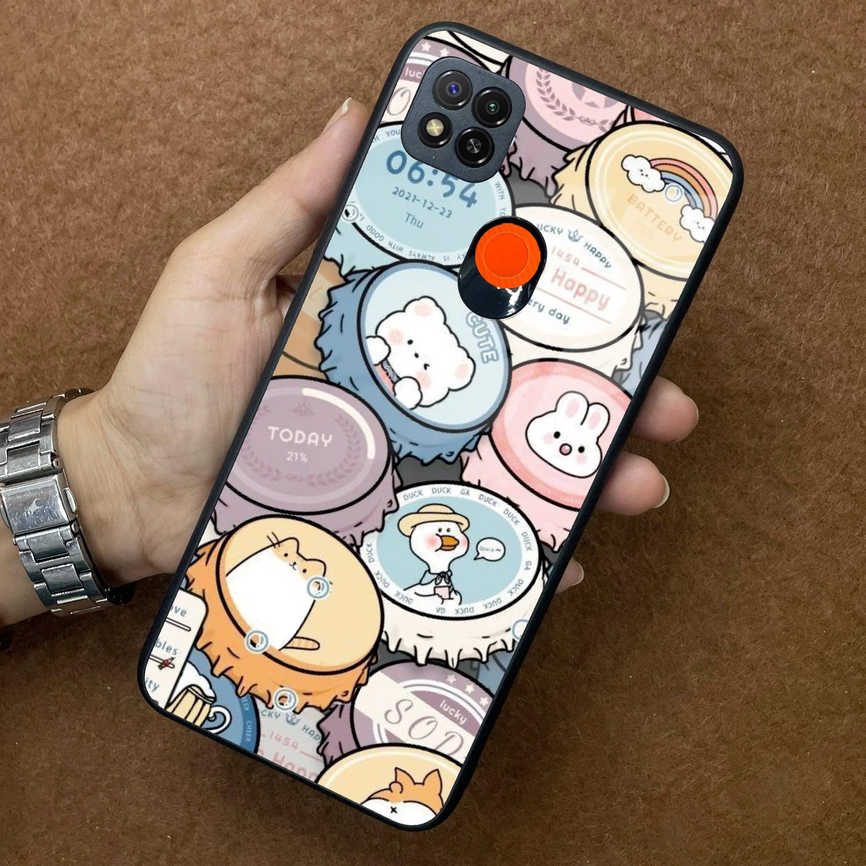 Bunny Buddies Glass Case Cover For Redmi/Xiaomi - ShopOnCliQ