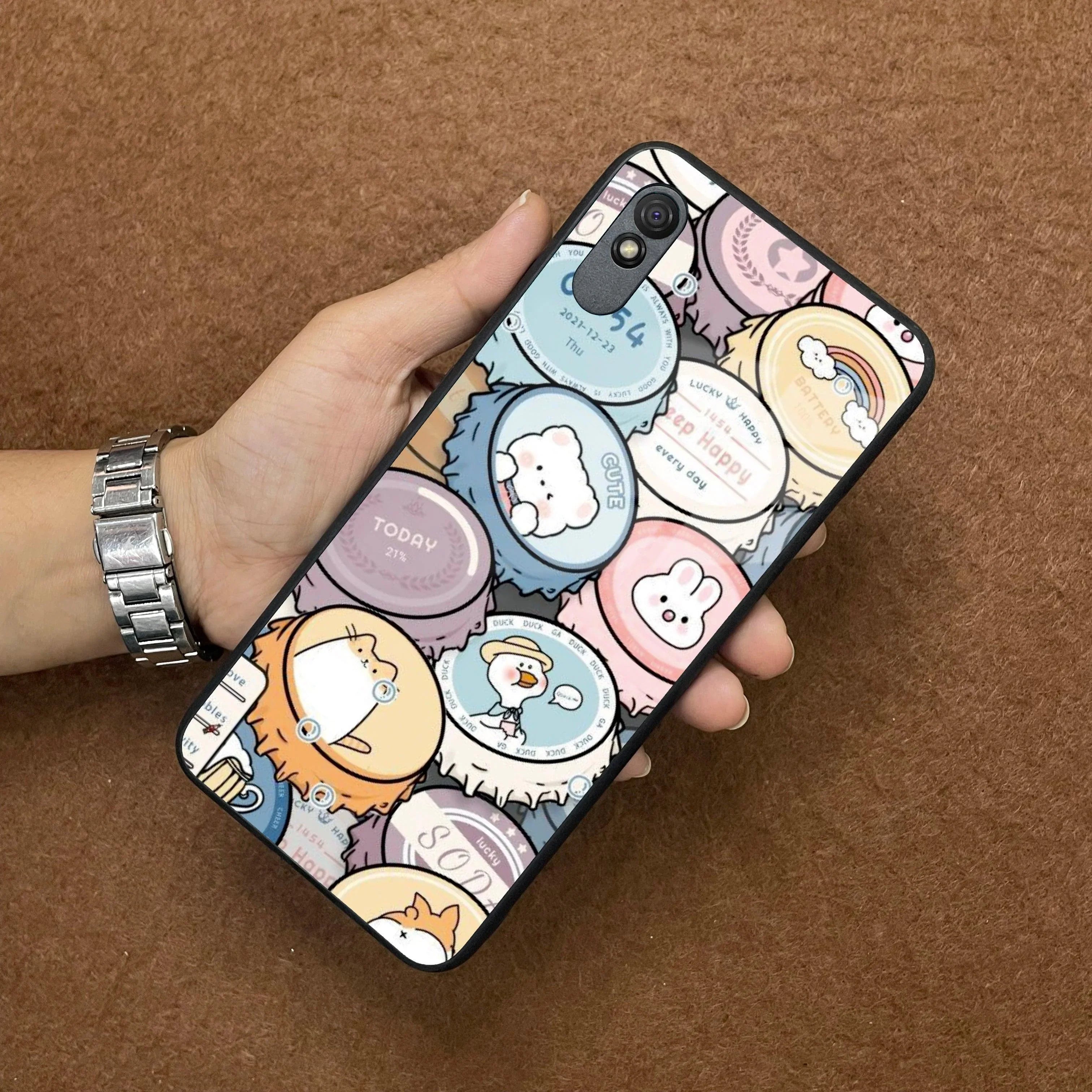 Bunny Buddies Glass Case Cover For Redmi/Xiaomi - ShopOnCliQ