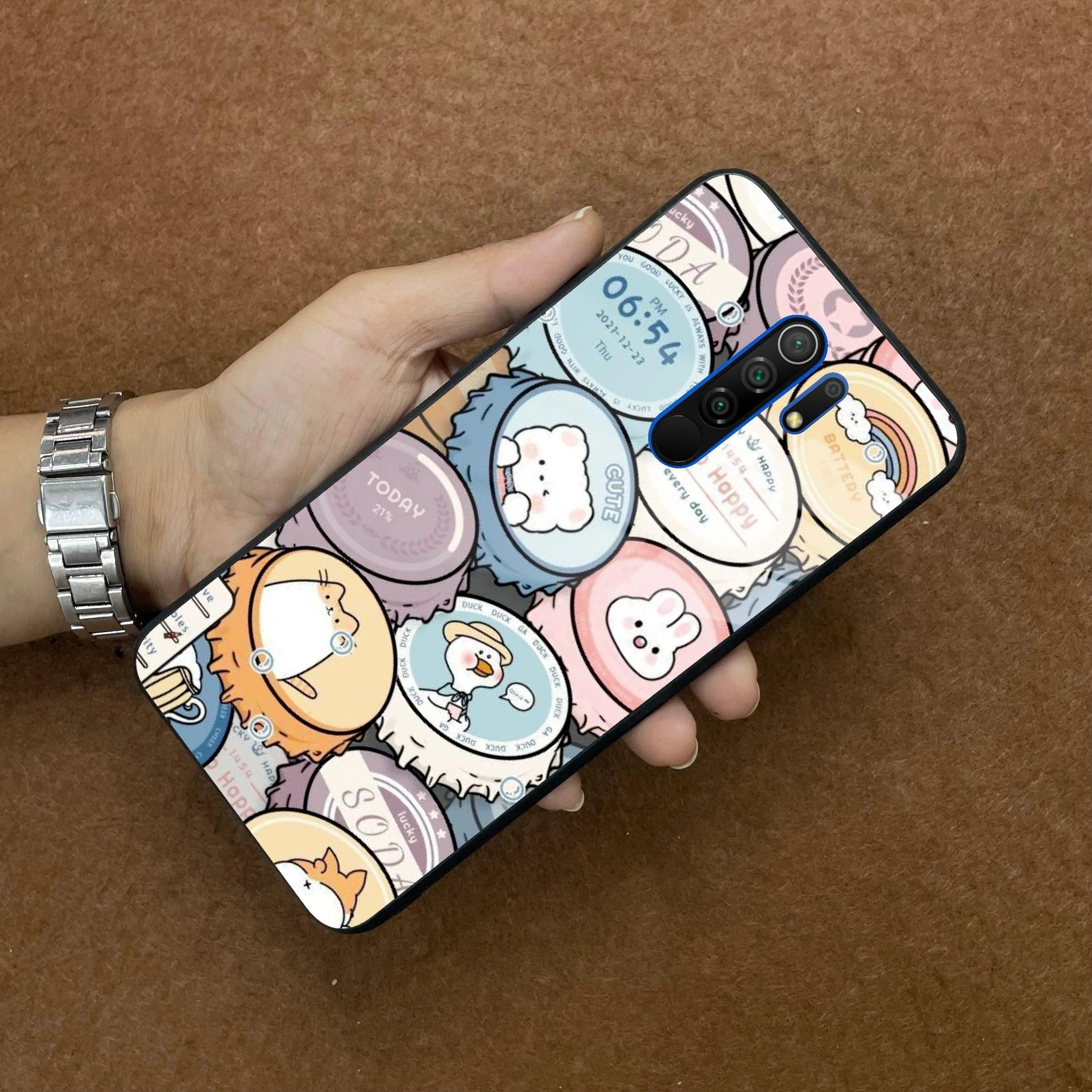 Bunny Buddies Glass Case Cover For Redmi/Xiaomi - ShopOnCliQ