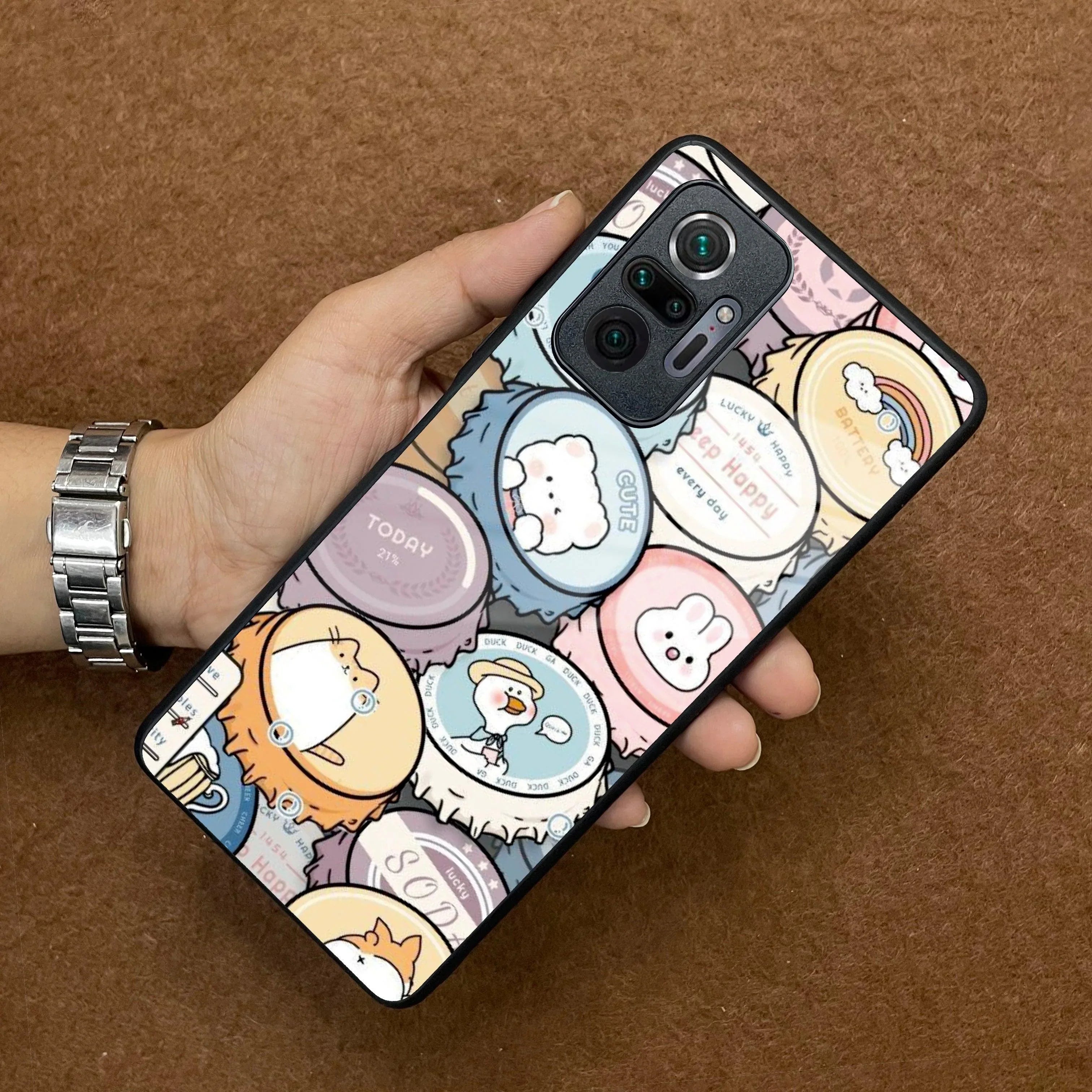 Bunny Buddies Glass Case Cover For Redmi/Xiaomi - ShopOnCliQ