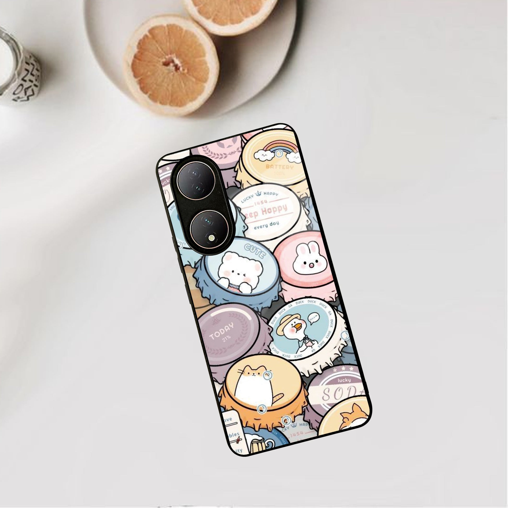 Bunny Buddies Glass Case Cover For Vivo ShopOnCliQ