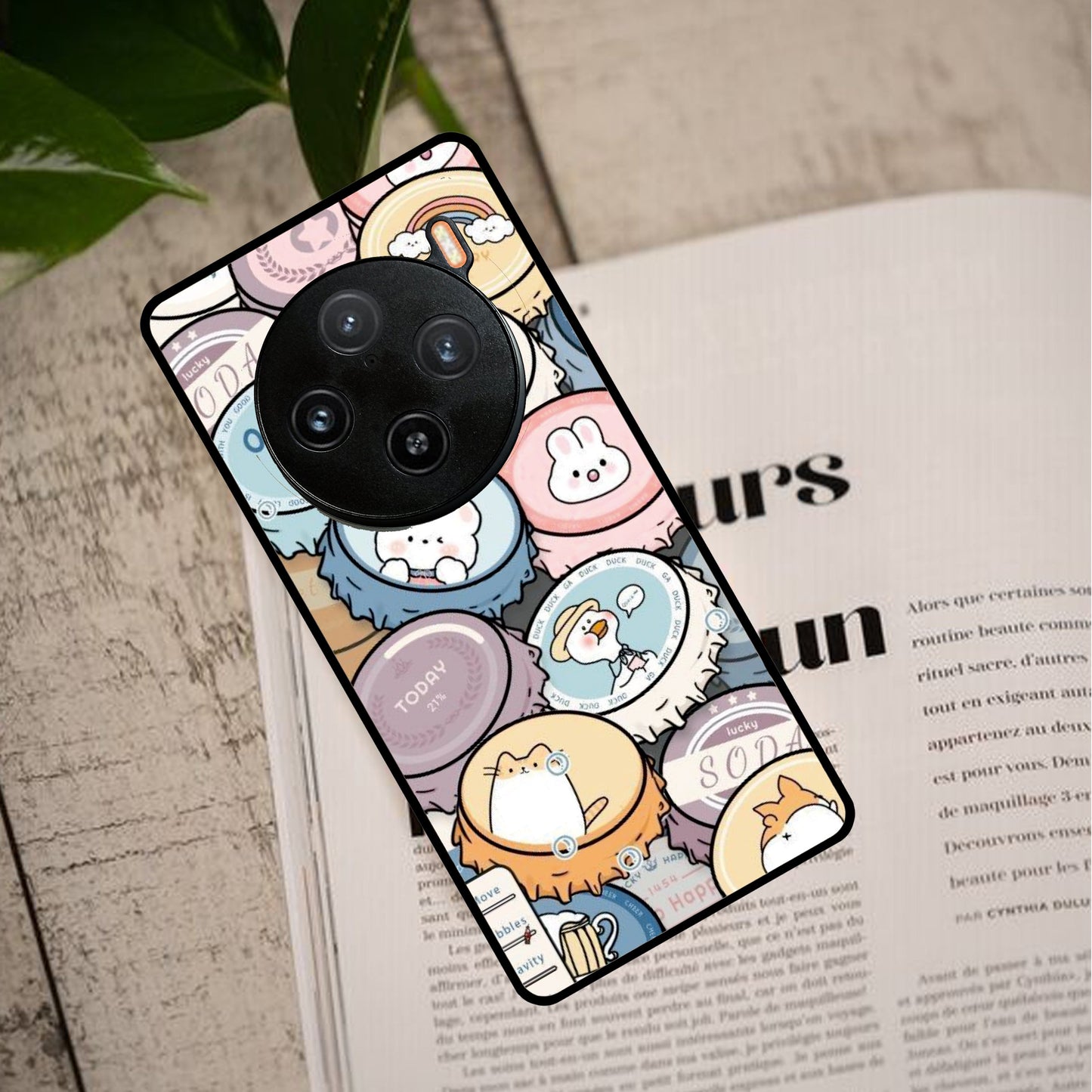 Bunny Buddies Glass Case Cover For Vivo ShopOnCliQ