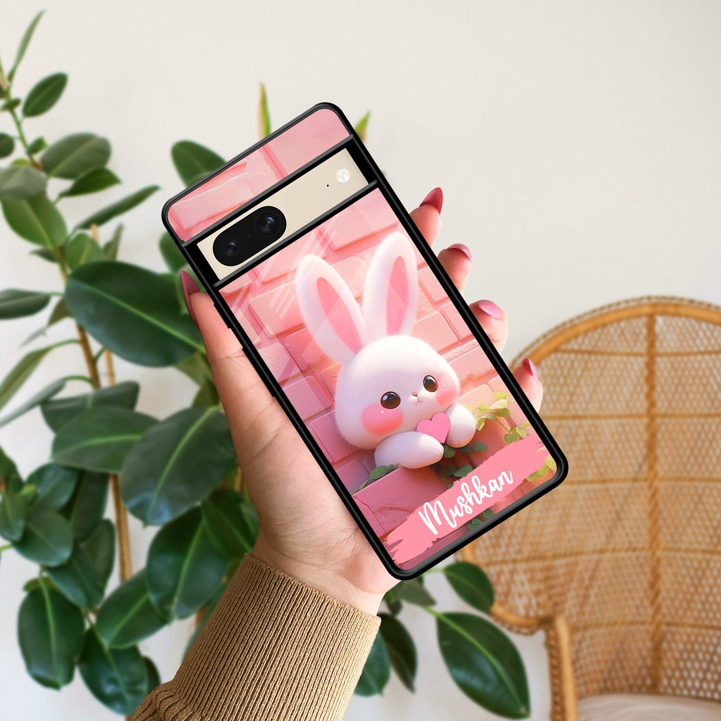 Bunny Glossy Metal Case Cover For Google ShopOnCliQ