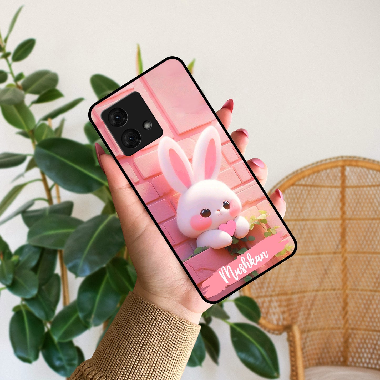 Bunny Glossy Metal Case Cover For Motorola ShopOnCliQ