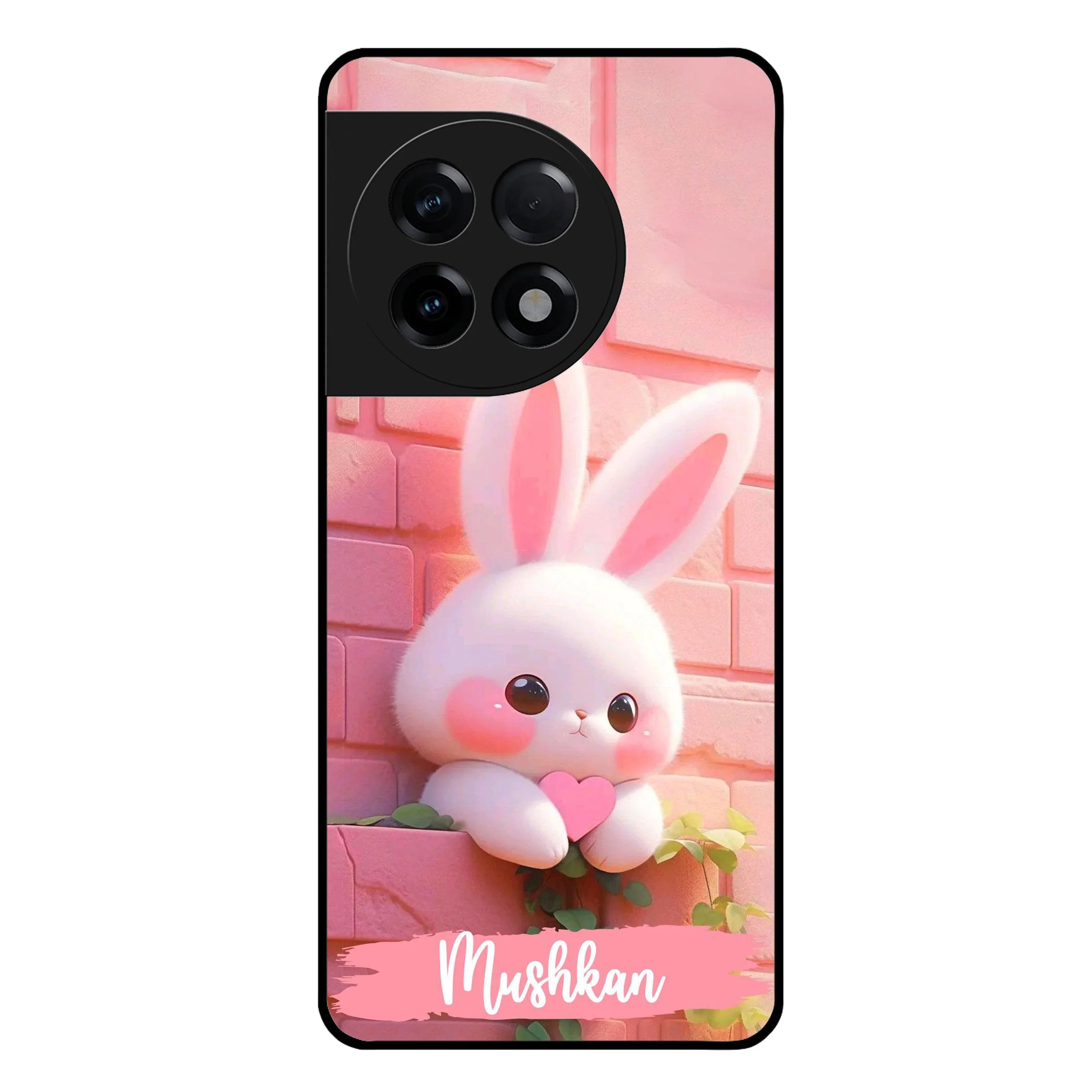 Bunny Glossy Metal Case Cover For OnePlus - ShopOnCliQ