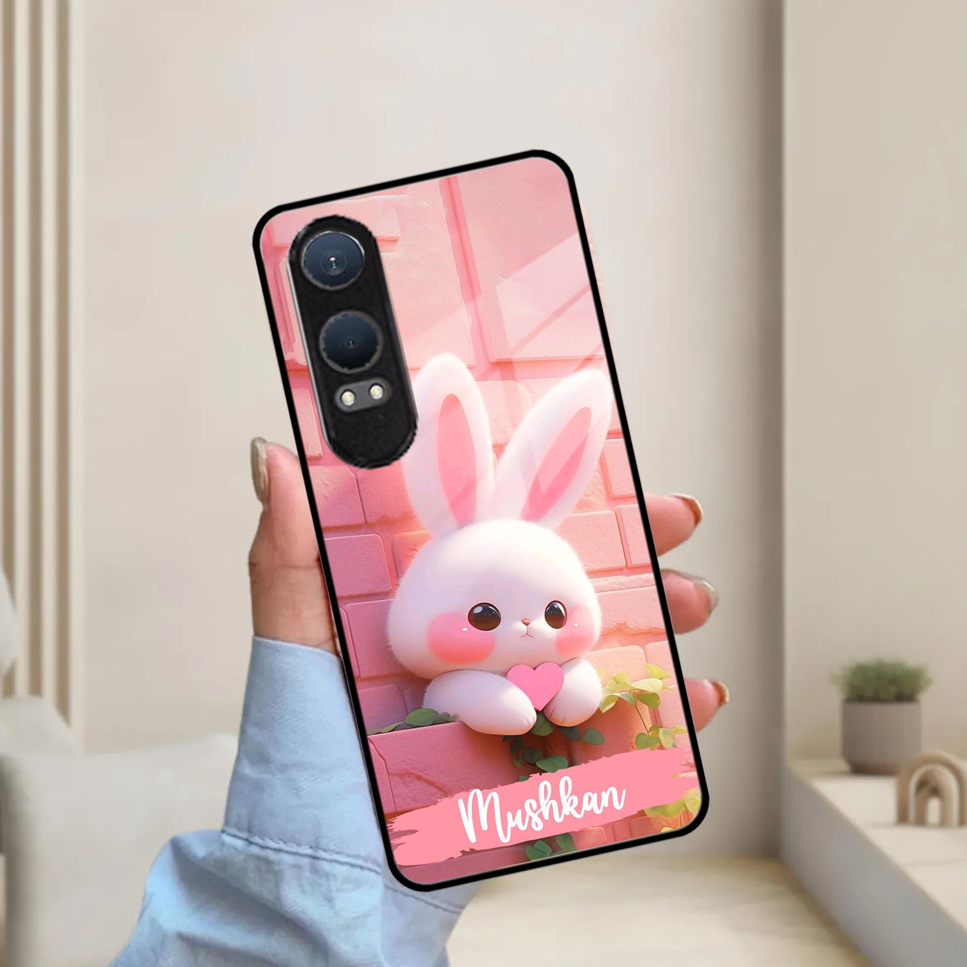 Bunny Glossy Metal Case Cover For OnePlus ShopOnCliQ