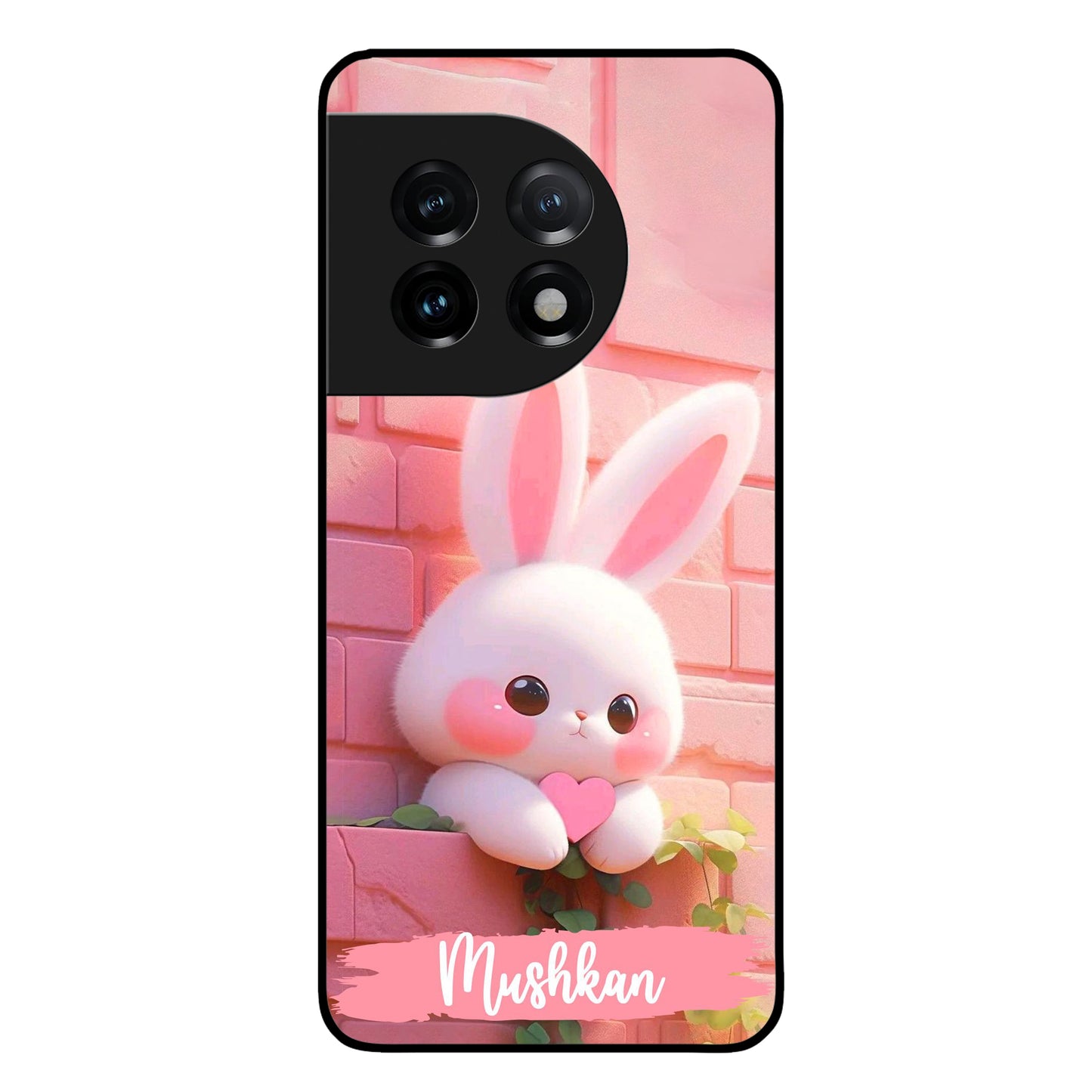 Bunny Glossy Metal Case Cover For OnePlus ShopOnCliQ