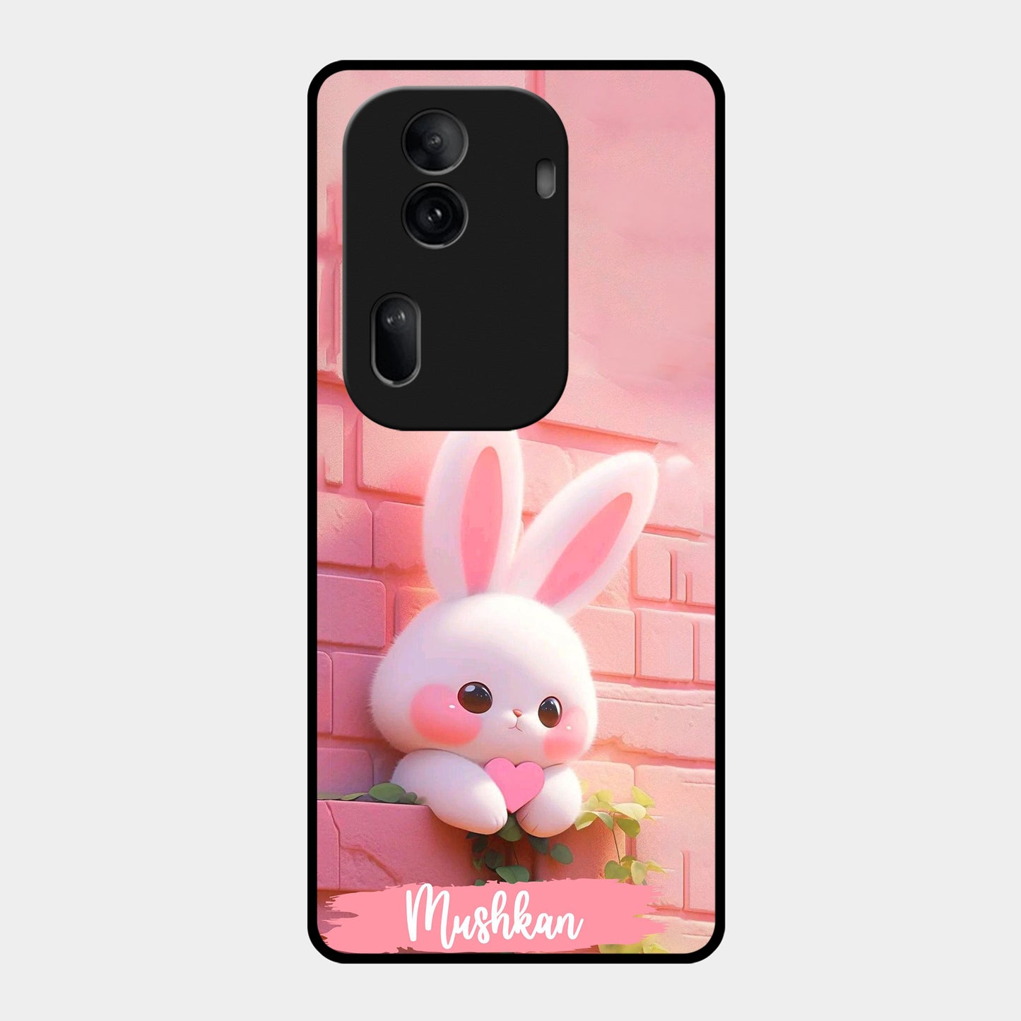 Bunny Glossy Metal Case Cover For Oppo - ShopOnCliQ