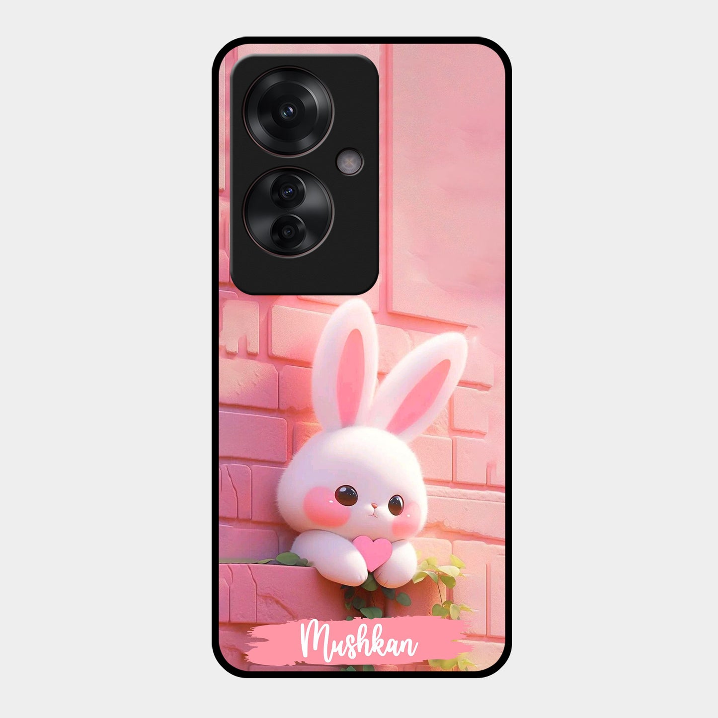 Bunny Glossy Metal Case Cover For Oppo - ShopOnCliQ