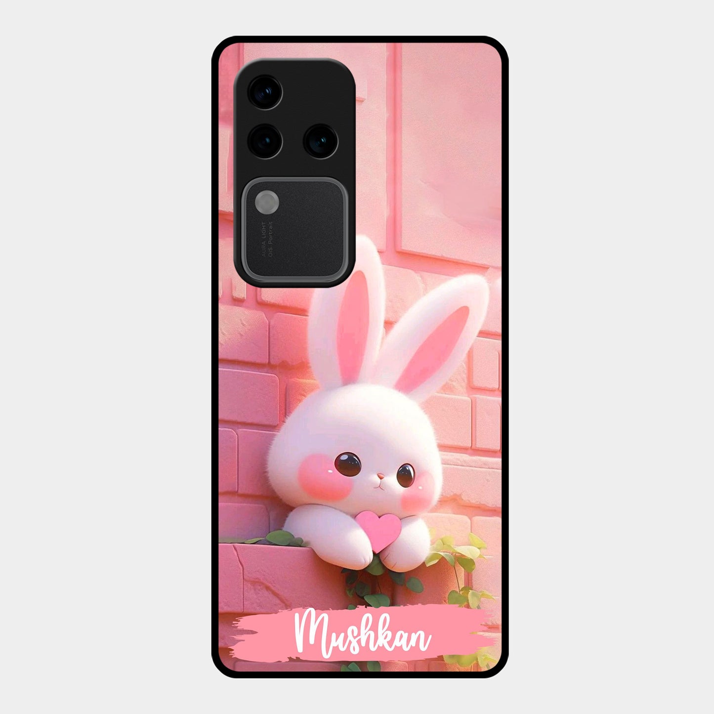 Bunny Glossy Metal Case Cover For Vivo - ShopOnCliQ