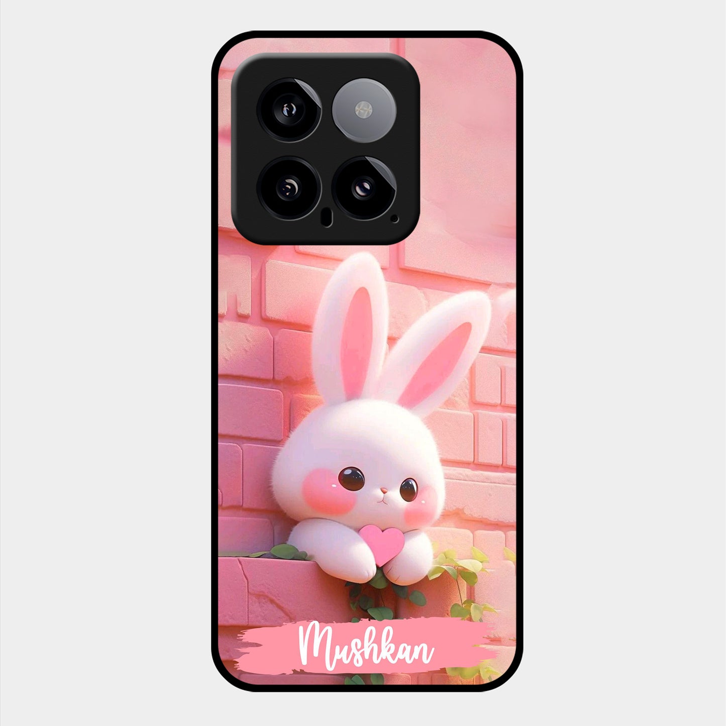 Bunny Glossy Metal Case Cover For Redmi