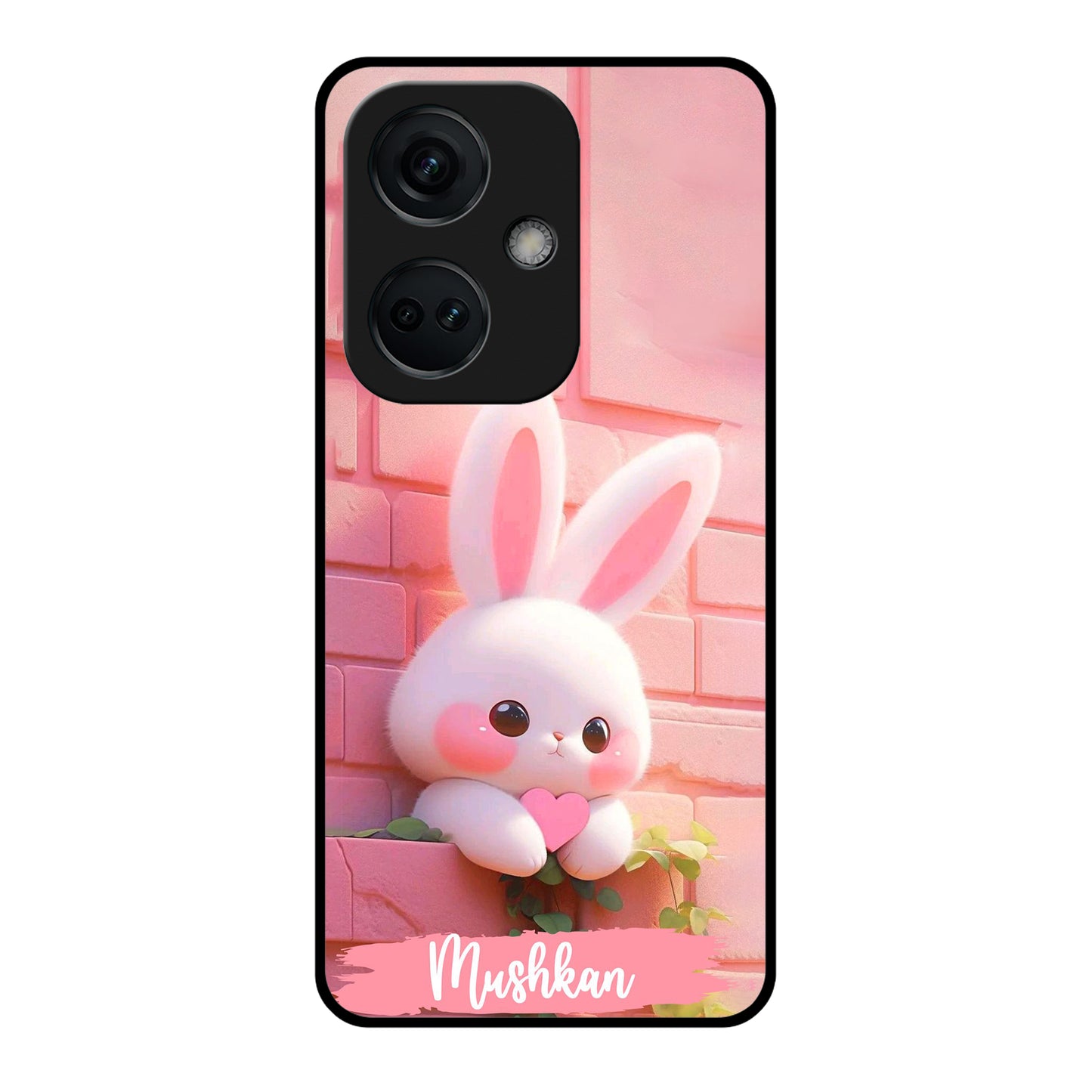 Bunny Glossy Metal Case Cover For OnePlus