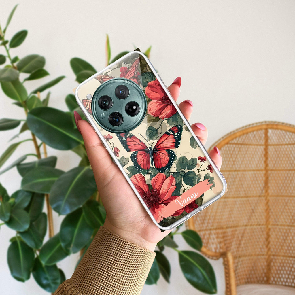 Butterfly Customize Transparent Silicon Case For OnePlus - ShopOnCliQ