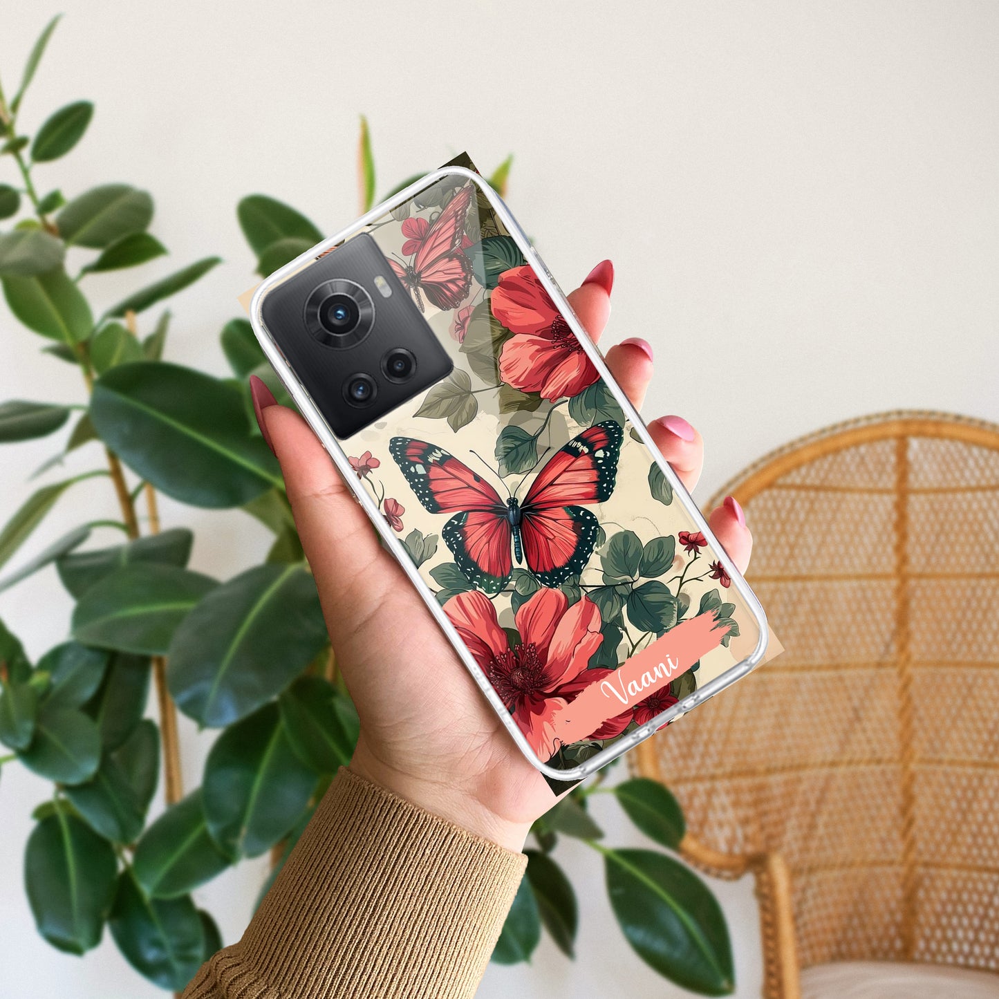 Butterfly Customize Transparent Silicon Case For OnePlus ShopOnCliQ