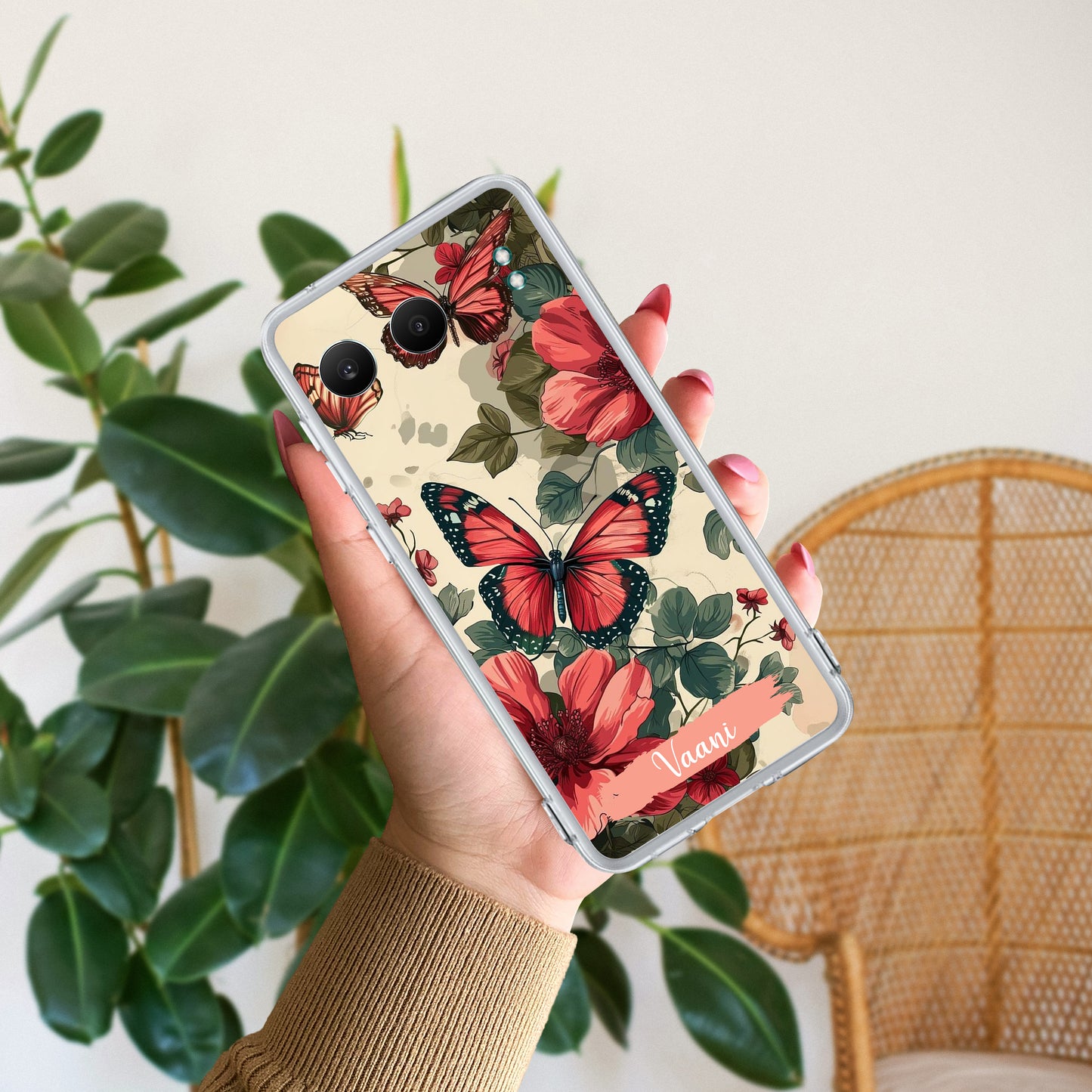 Butterfly Customize Transparent Silicon Case For OnePlus ShopOnCliQ