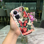 Butterfly  Customize Transparent Silicon Case For Oppo Reno 8T 5G