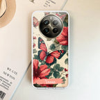 Butterfly Customize Transparent Silicon Case For Realme GT 6T 5G