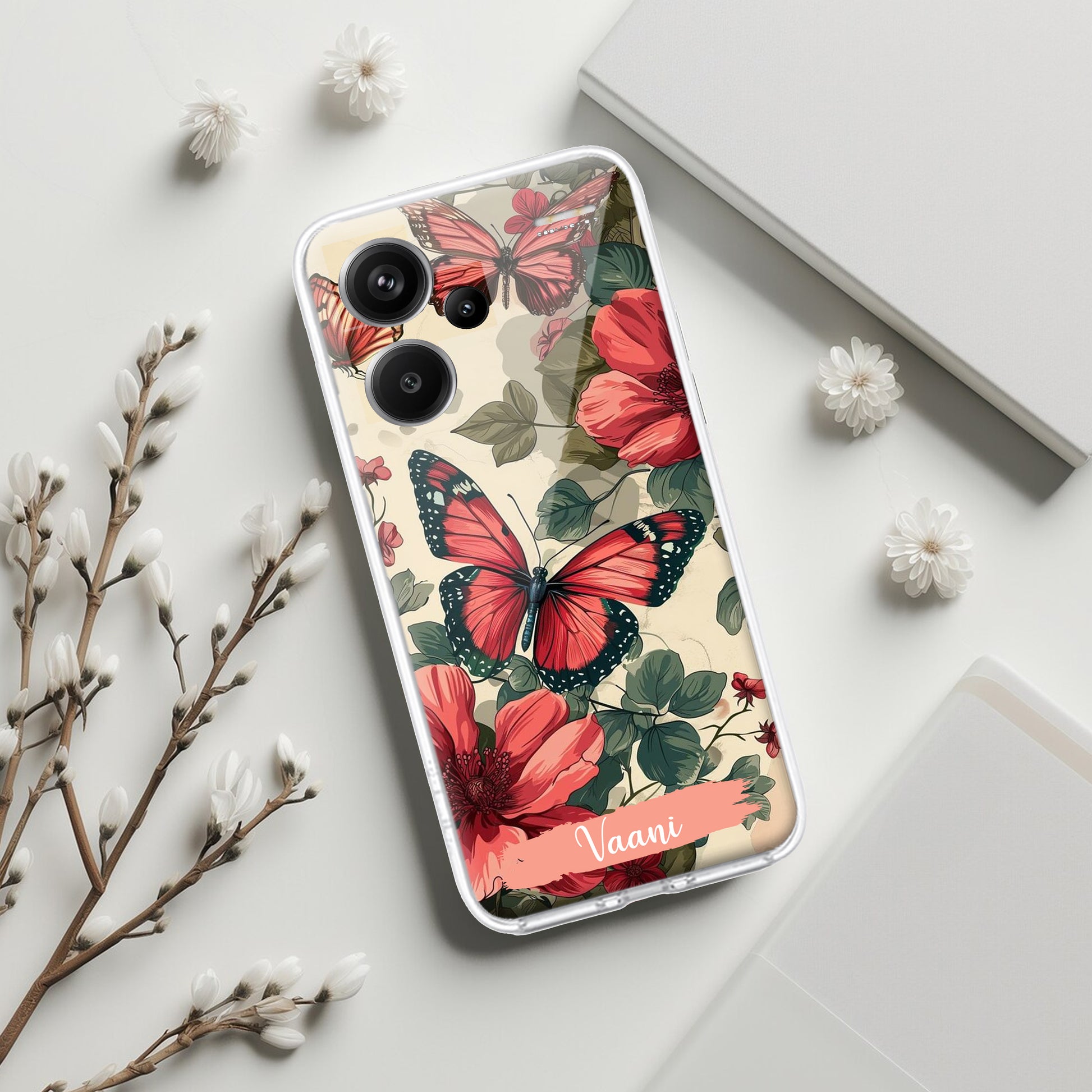 Butterfly Customize Transparent Silicon Case For Redmi/Xiaomi ShopOnCliQ