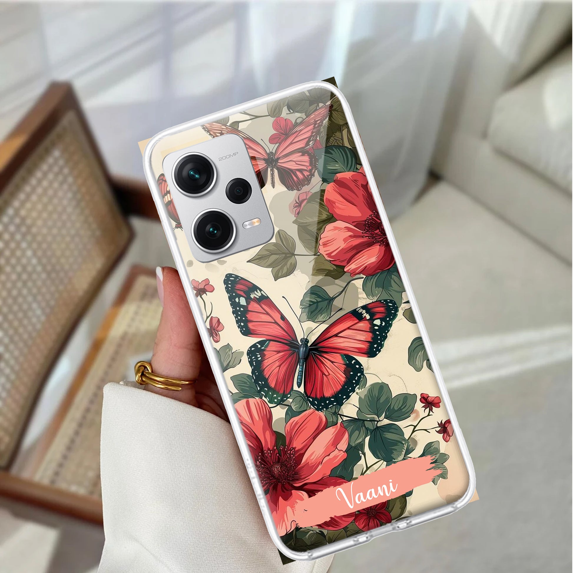 Butterfly Customize Transparent Silicon Case For Redmi/Xiaomi ShopOnCliQ