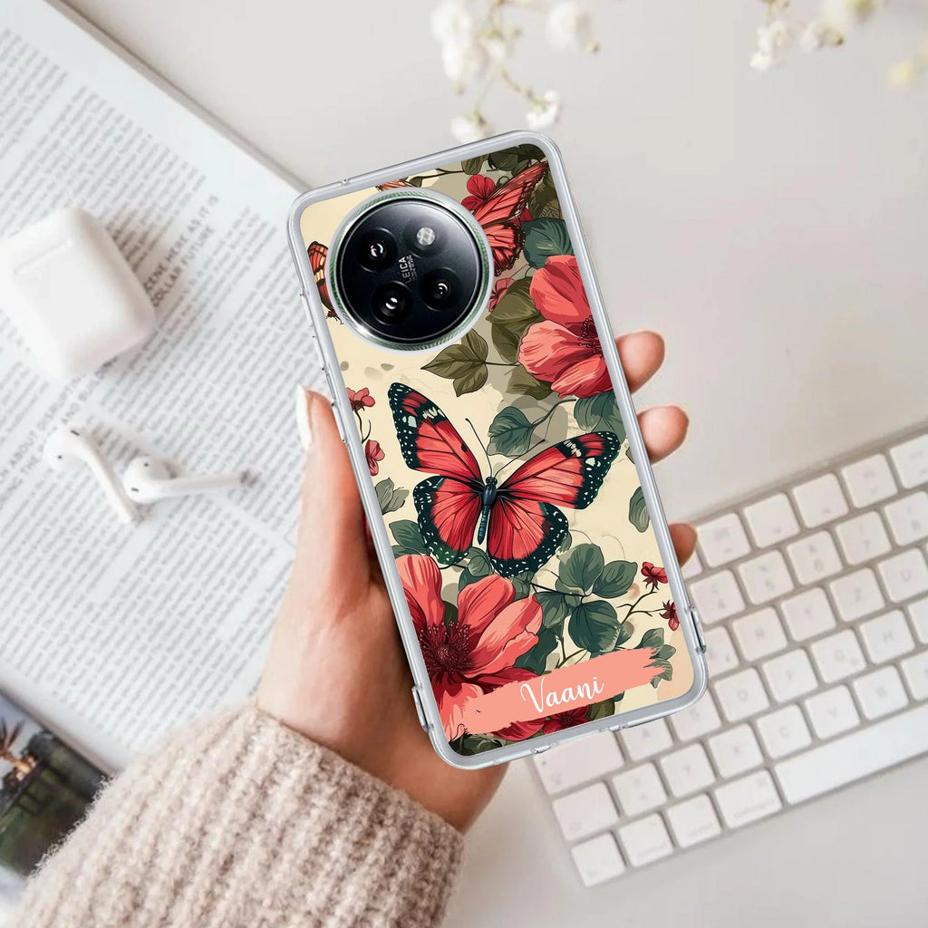 Butterfly Customize Anti Yellow Case For Xiaomi 14 Civi 5G