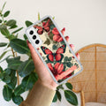 Butterfly Customize Transparent Silicon Case For Samsung Galaxy S22 Plus 5G