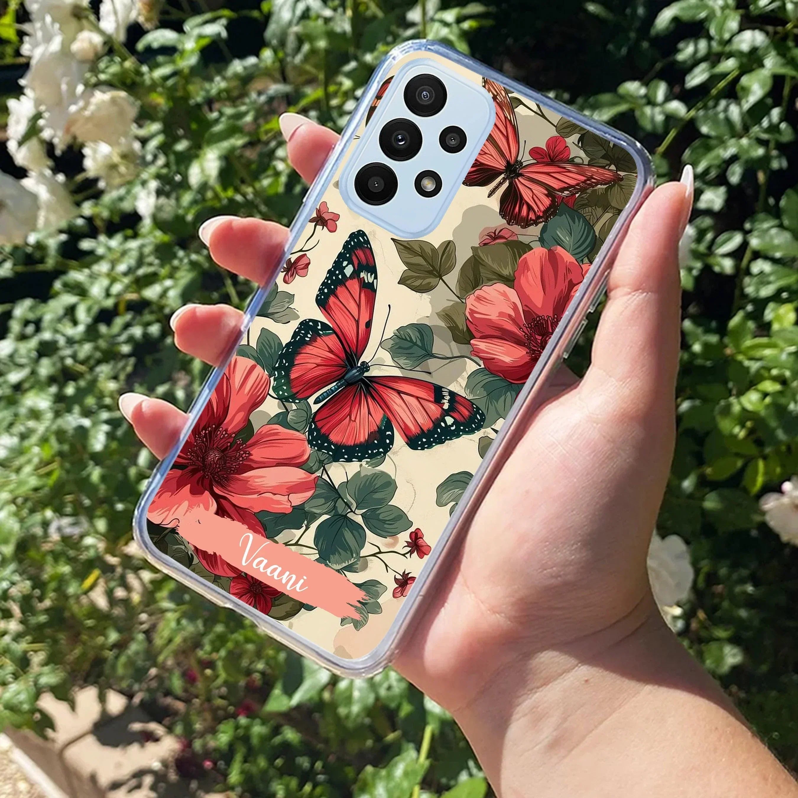 Butterfly Customize Anti Yellow Case For Samsung Galaxy M32 5G