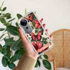 Butterfly  Customize Transparent Silicon Case For Vivo T1 5G