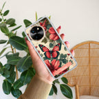 Butterfly  Customize Transparent Silicon Case For Vivo T2 5G