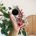 Butterfly  Customize Transparent Silicon Case For Vivo X100 5G